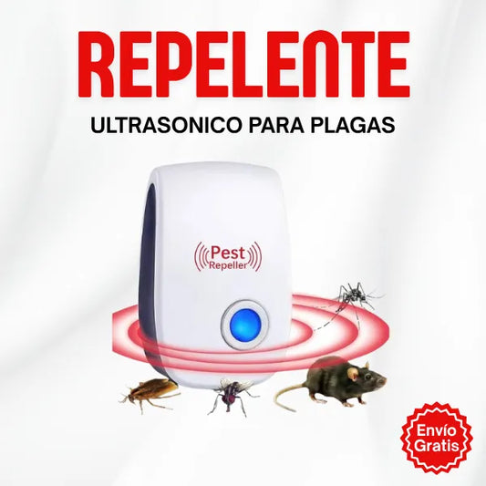 REPELENTE ULTRASÓNICO PARA PLAGAS - ENVIO GRATIS Y PAGAS AL RECIBIR