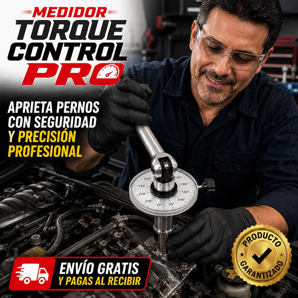 MEDIDOR TORQUE CONTROL PRO   Aprieta pernos con seguridad y precisión profesional
