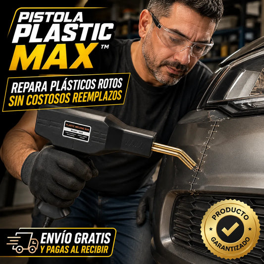 PISTOLA PLASTIC MAX™   Recupera piezas plásticas rotas sin reemplazarlas