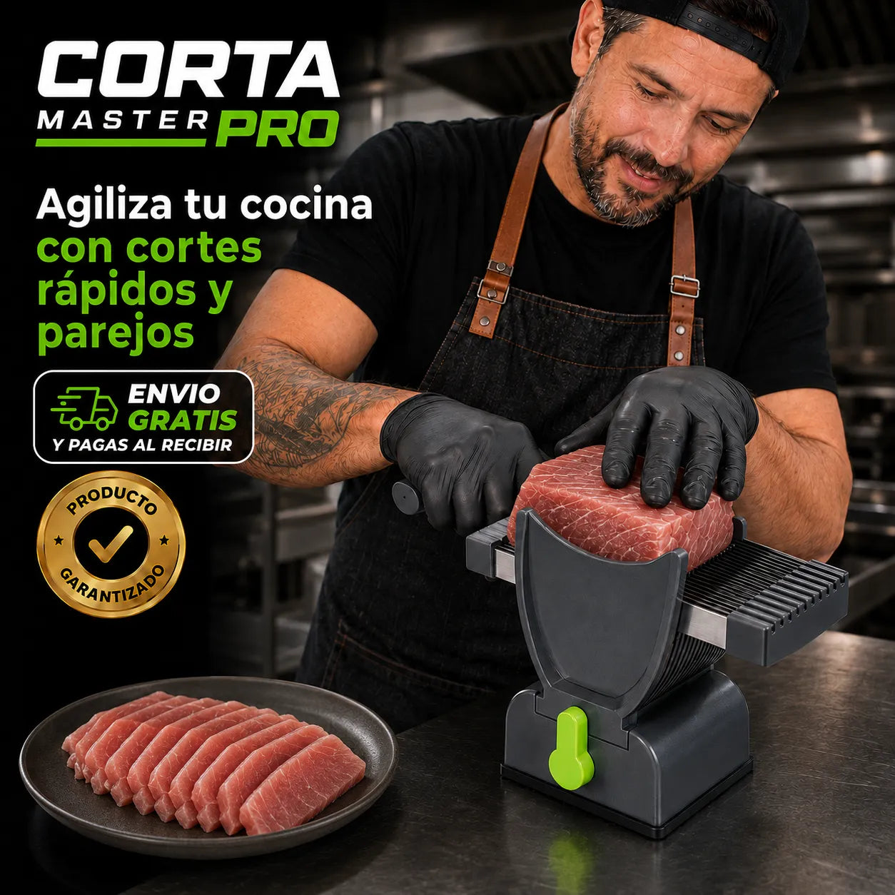 CORTA MASTER PRO   Cortes uniformes y rápidos para tu restaurant