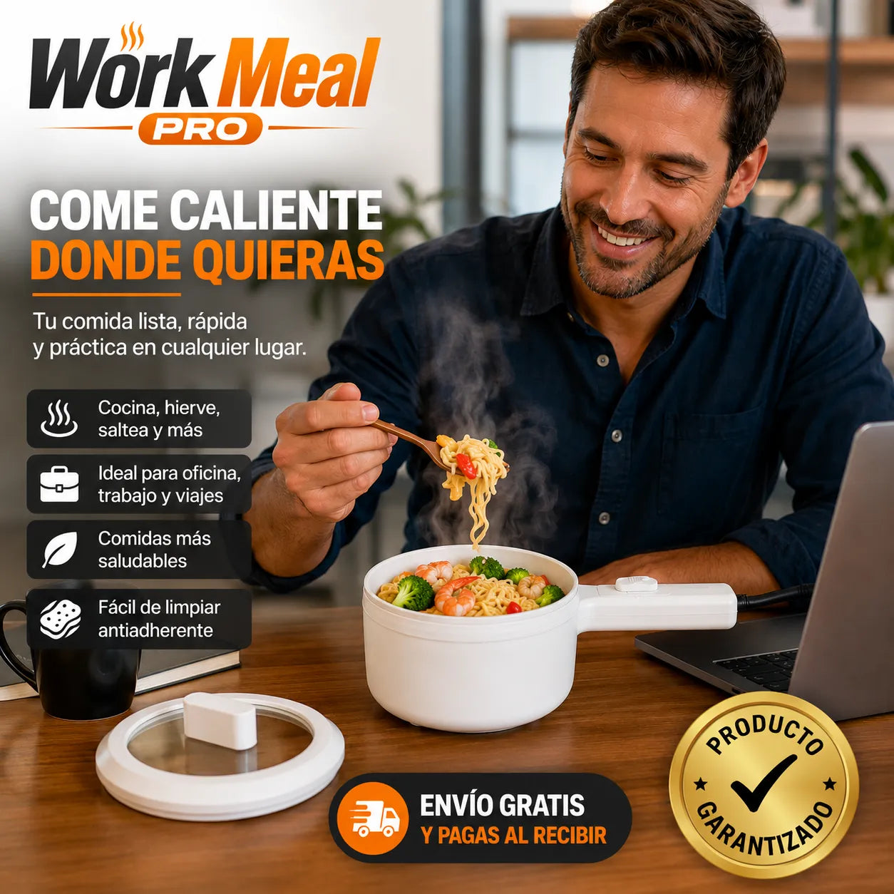 OLLA WORK MEAL PRO Come caliente y mejor donde estés