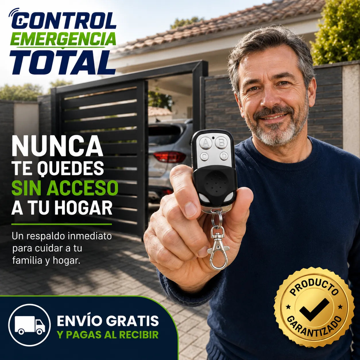 CONTROL EMERGENCIA TOTAL   Un respaldo inmediato para cuidar a tu familia y hogar