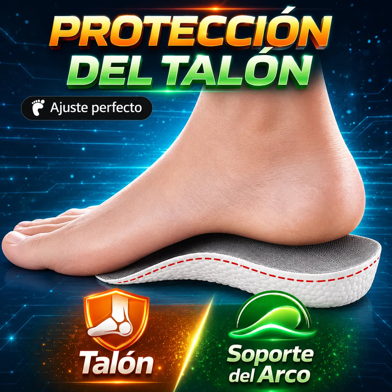PLANTILLAS ELEVADORAS PARA AUMENTAR ESTATURA - UP FLEX