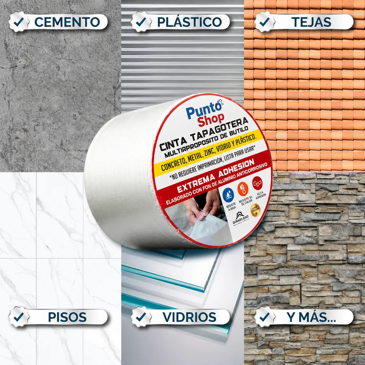 CINTA SELLADORA IMPERMEABLE - ELIMINA LAS GOTERAS Y FILTRACIONES AL INSTANTE
