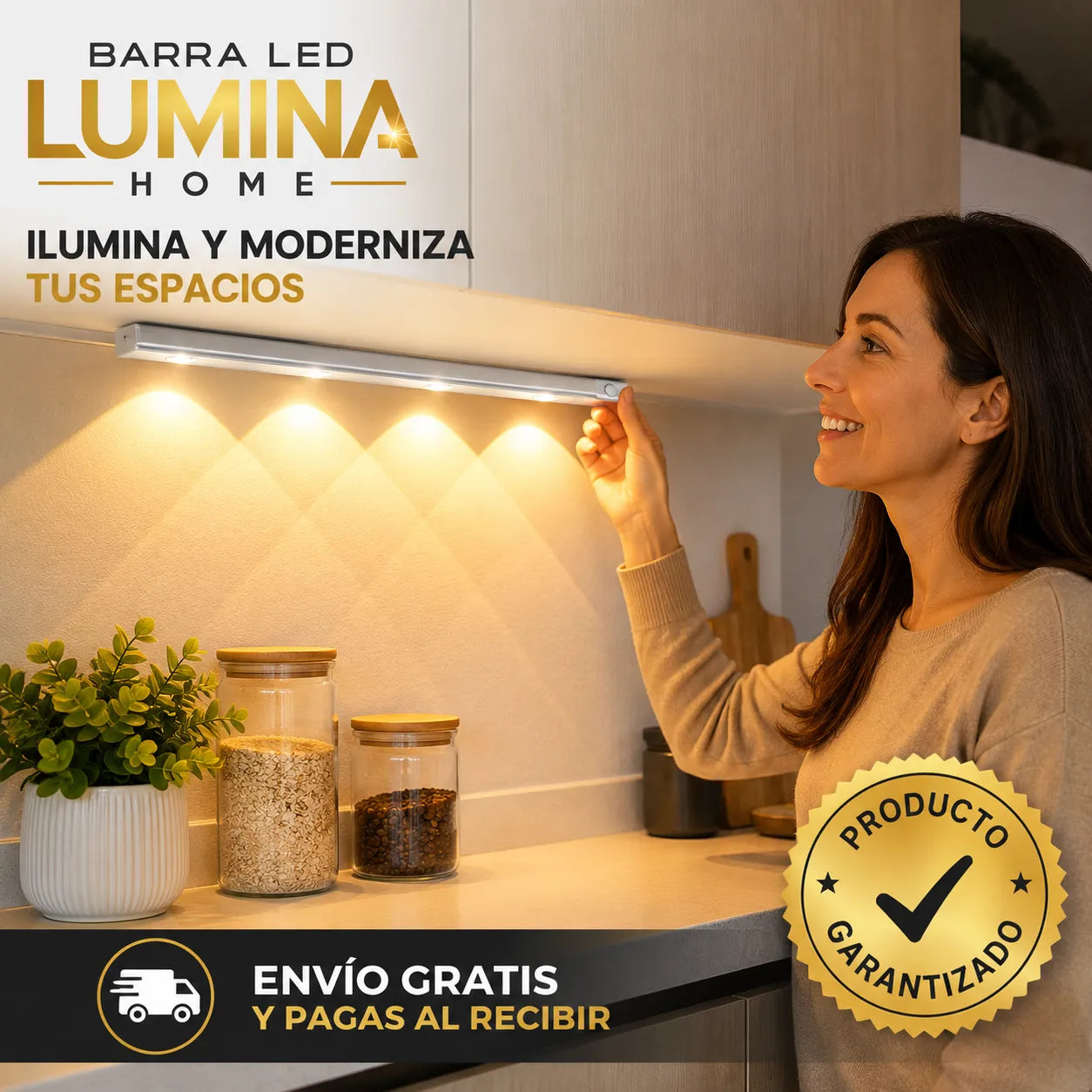 BARRA LED LUMINA HOME   Ilumina y moderniza tus espacios fácilmente