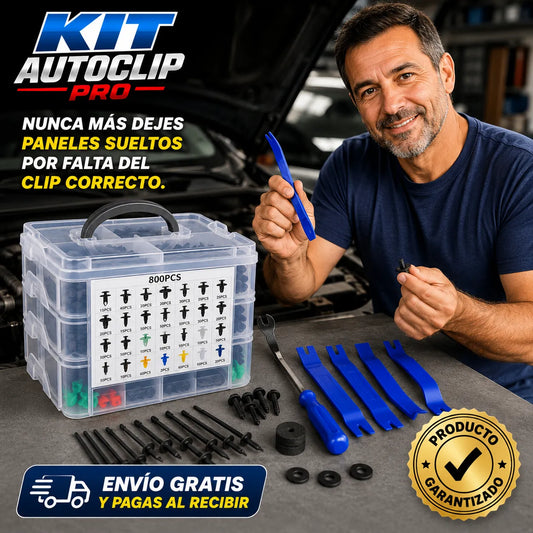 KIT AUTOCLIP PRO   Mantén todas las piezas de tu auto firmes y bien ajustadas