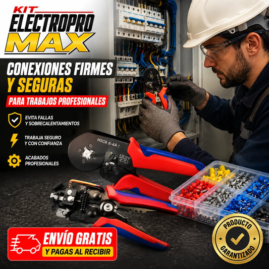 KIT ELECTROPRO MAX™   Conexiones Firmes y Seguras para Trabajos Profesionales
