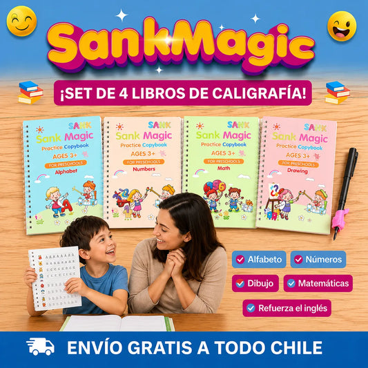 SANK MAGIC™  La forma más divertida de mejorar la escritura de tu hijo