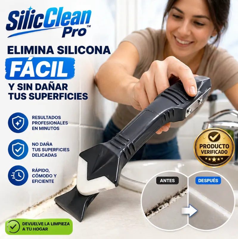 REMOVEDOR SILIC CLEAN PRO™ Elimina silicona fácil y sin dañar tus superficies