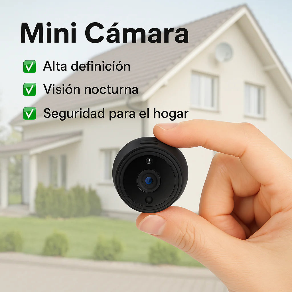 MINI CAMARA ESPIA Mantén un ojo en lo que más importa, día y noche.