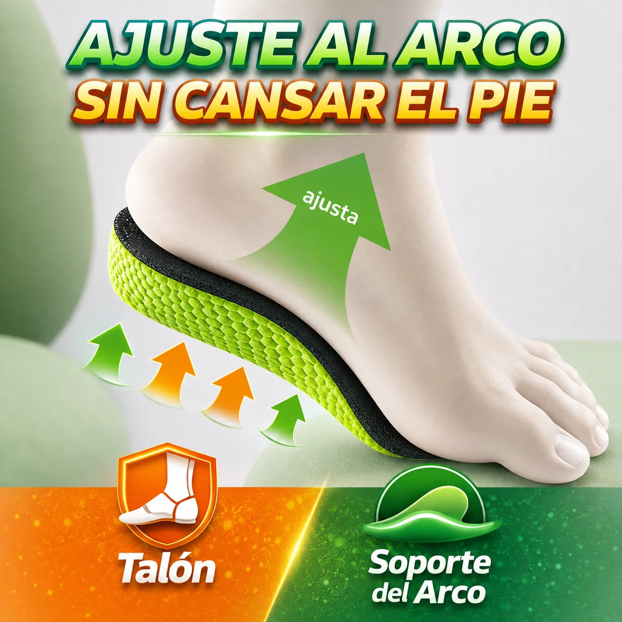 PLANTILLAS ELEVADORAS PARA AUMENTAR ESTATURA - UP FLEX