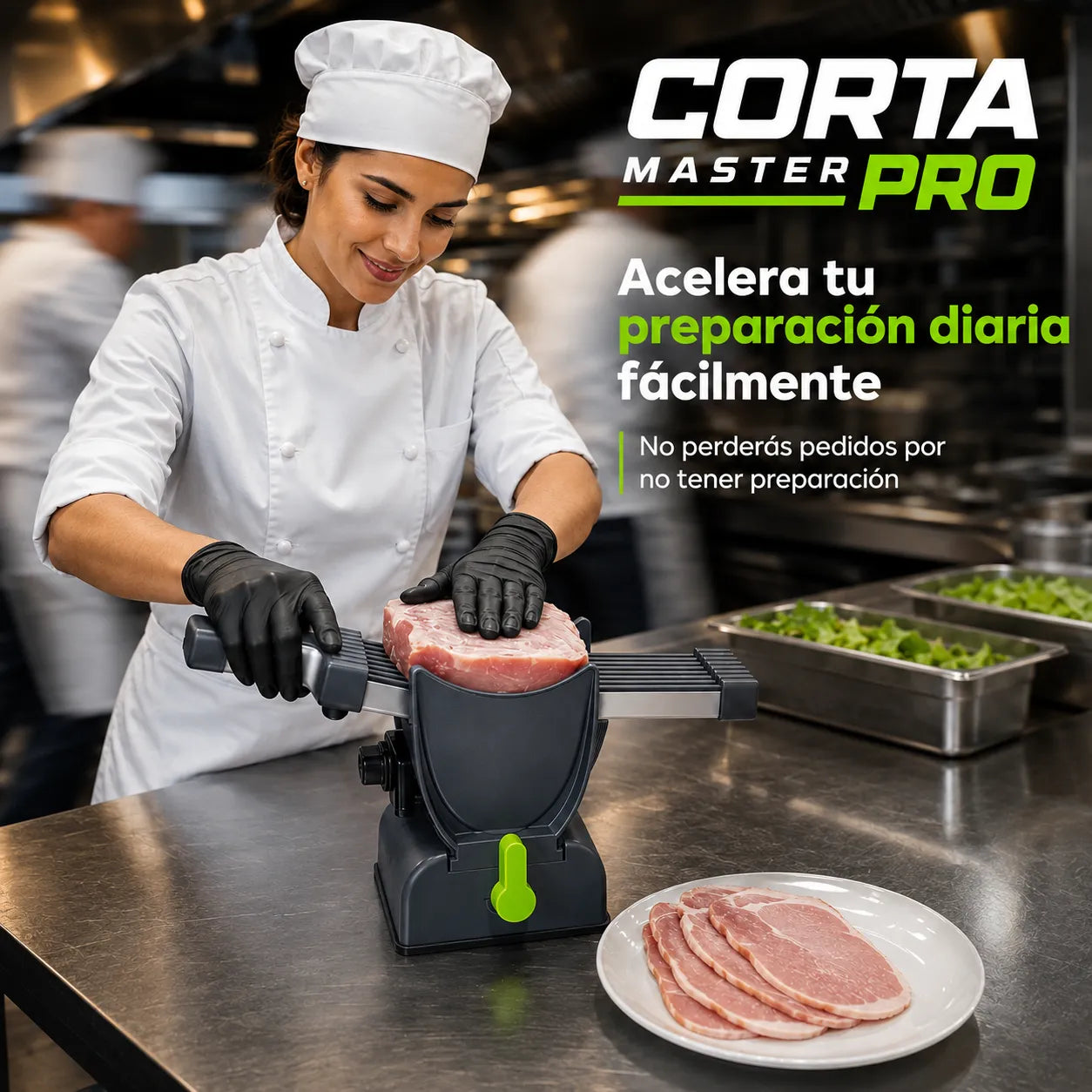CORTA MASTER PRO   Cortes uniformes y rápidos para tu restaurant
