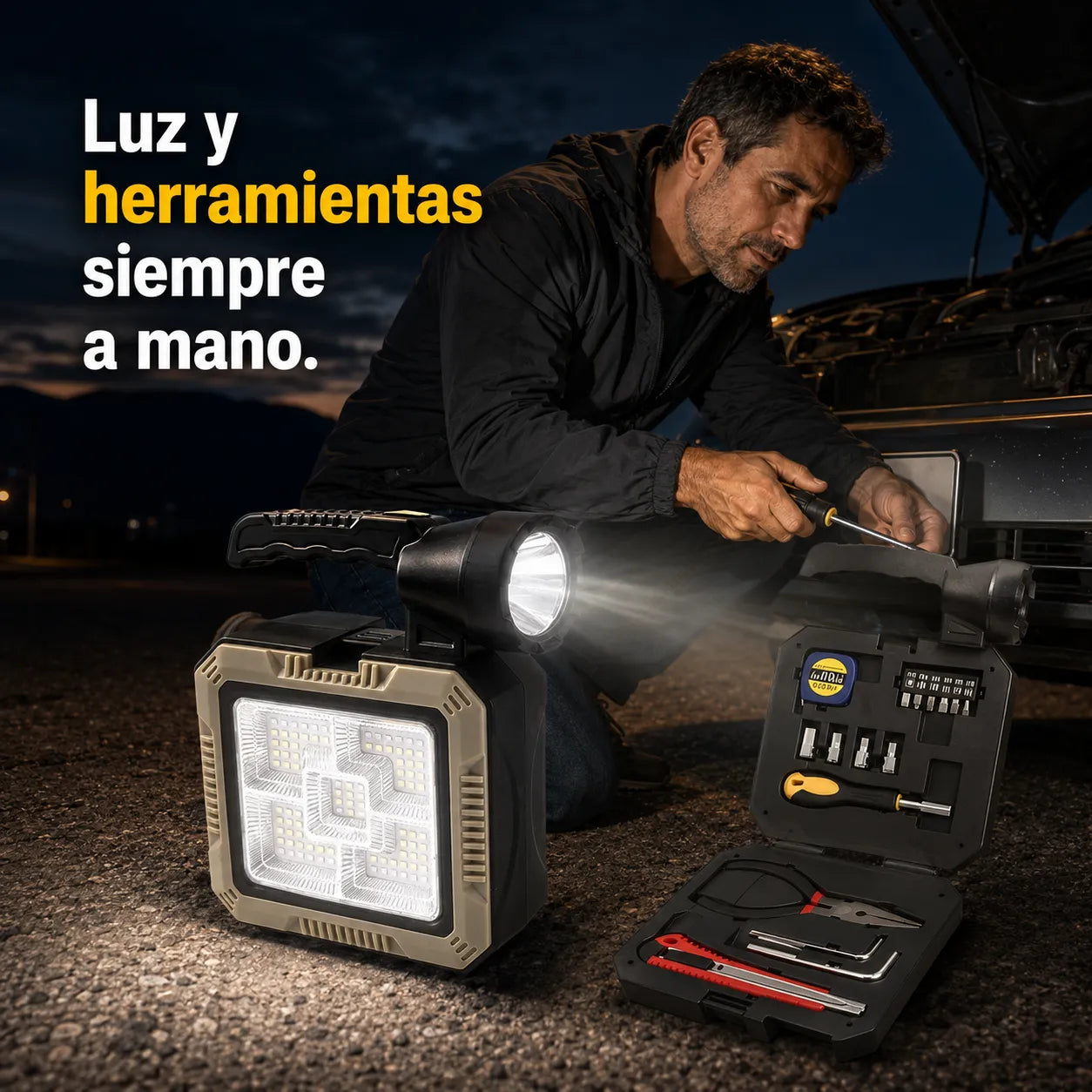 LINTERNA RESCATE PRO   Todo lo que necesitas para enfrentar una emergencia