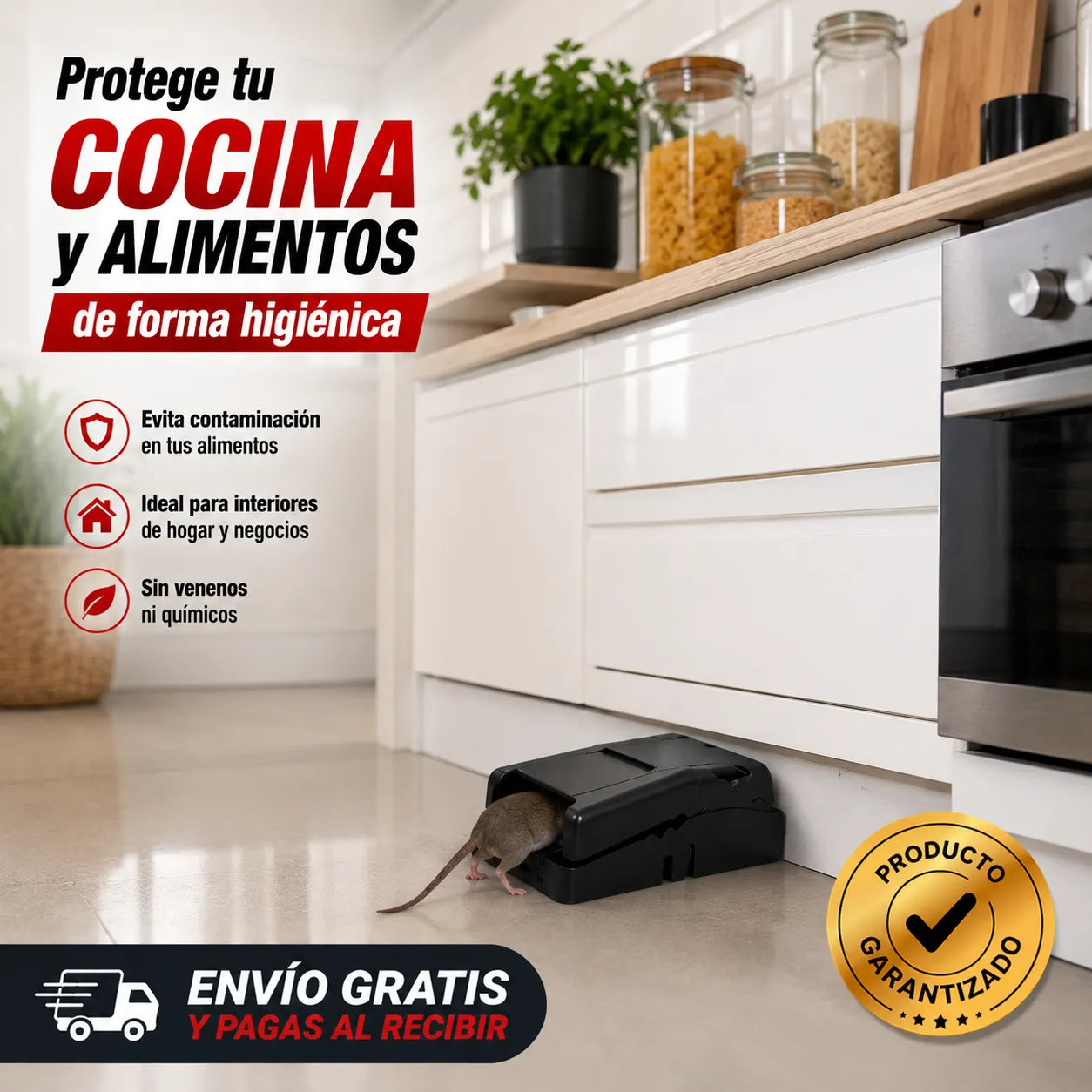 TRAMPA RATKILL PRO Adiós ratones para siempre