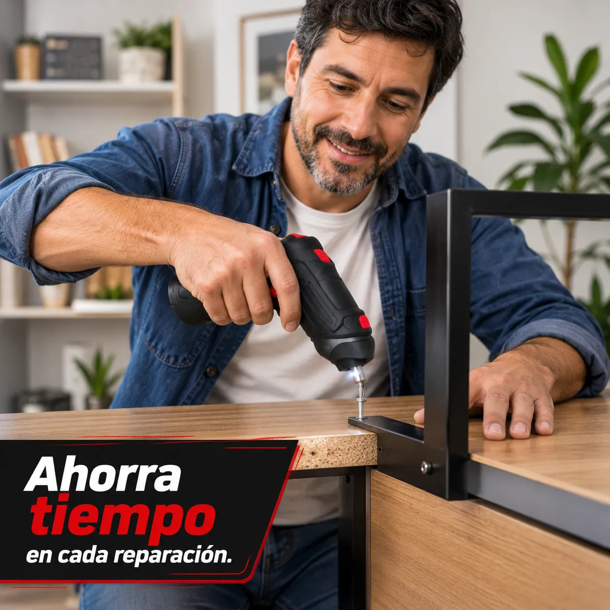 DESATORNILLADOR ELECTRICO TURBOFIX   Facilita todas las reparaciones del hogar en minutos