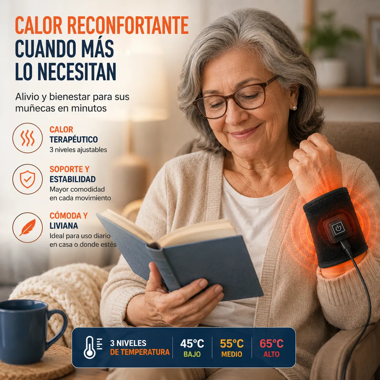Muñequera CALOR VITAL   Más comodidad para tus manos cada día