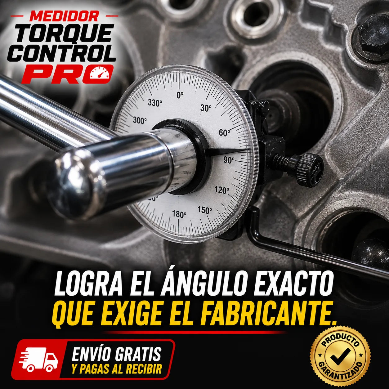 MEDIDOR TORQUE CONTROL PRO   Aprieta pernos con seguridad y precisión profesional