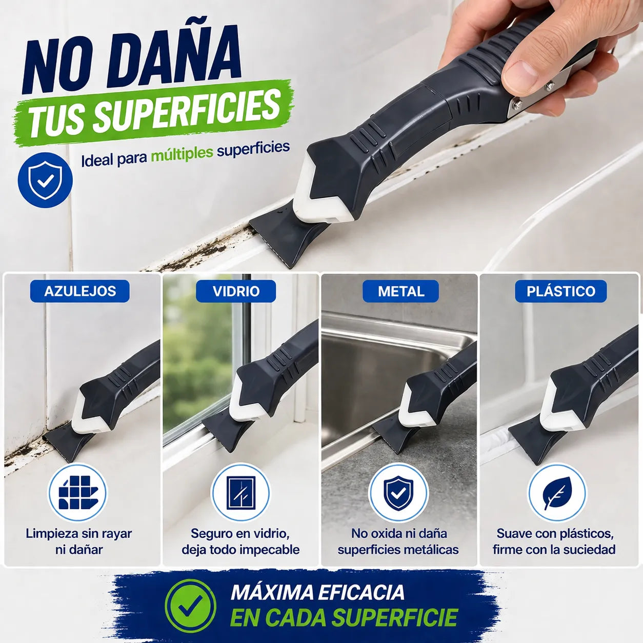 REMOVEDOR SILIC CLEAN PRO™ Elimina silicona fácil y sin dañar tus superficies