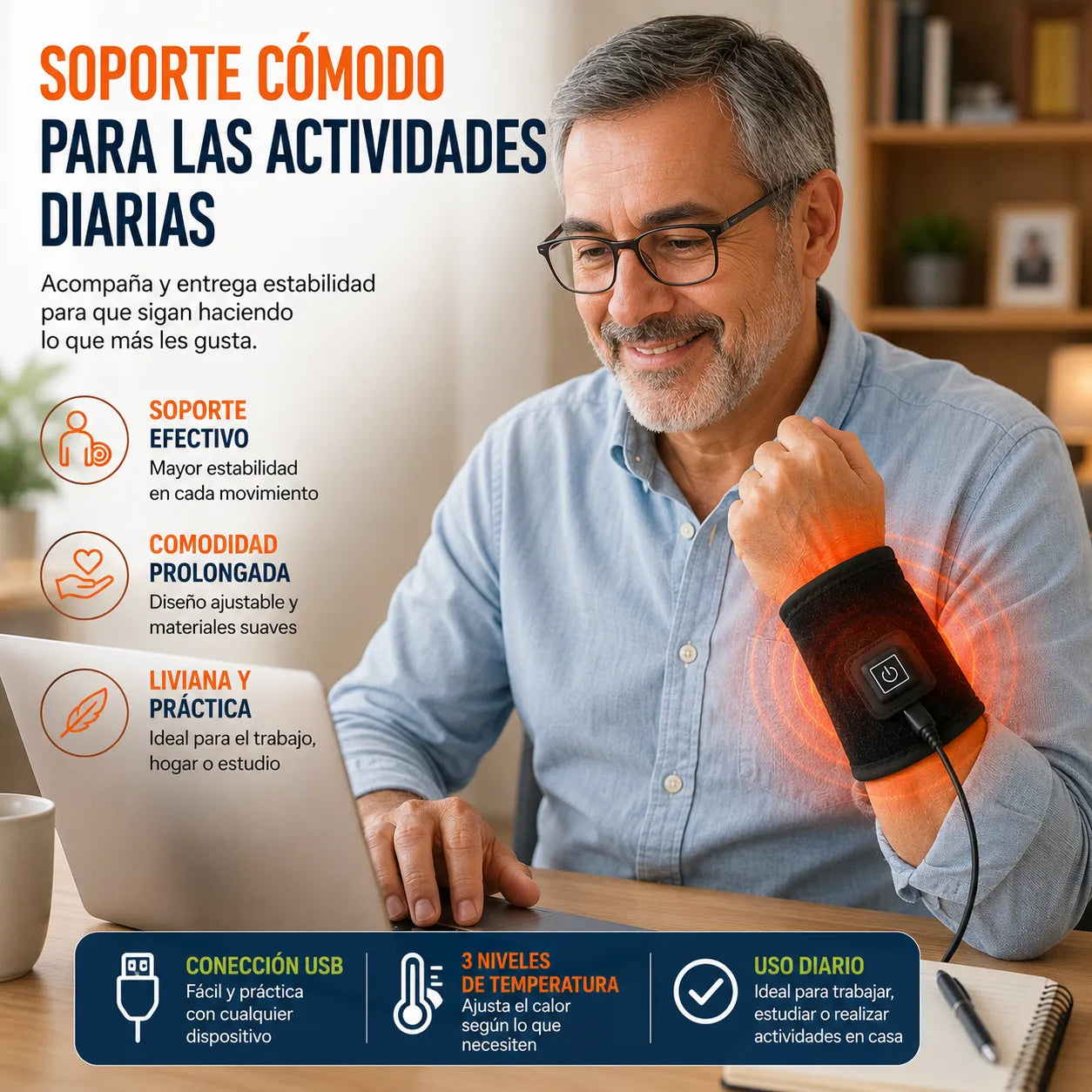 Muñequera CALOR VITAL   Más comodidad para tus manos cada día
