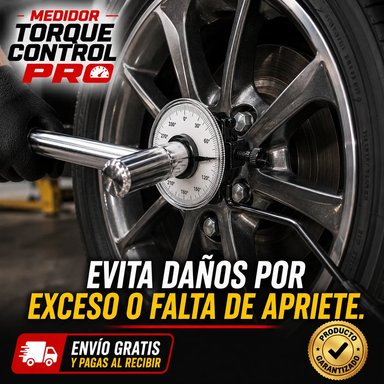 MEDIDOR TORQUE CONTROL PRO   Aprieta pernos con seguridad y precisión profesional