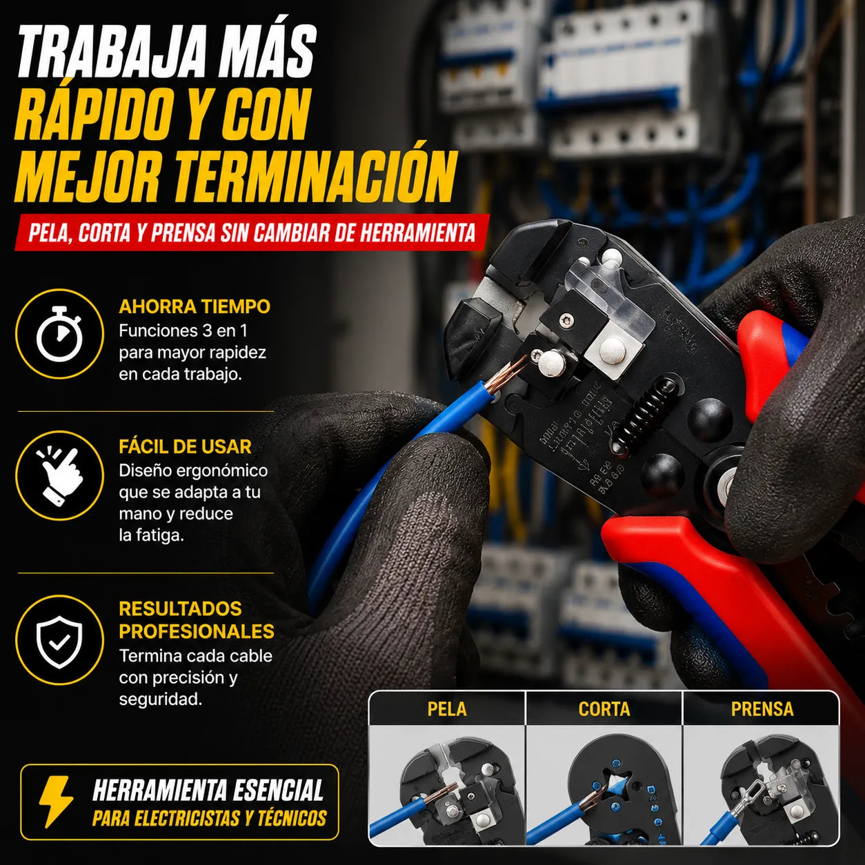 KIT ELECTROPRO MAX™   Conexiones Firmes y Seguras para Trabajos Profesionales