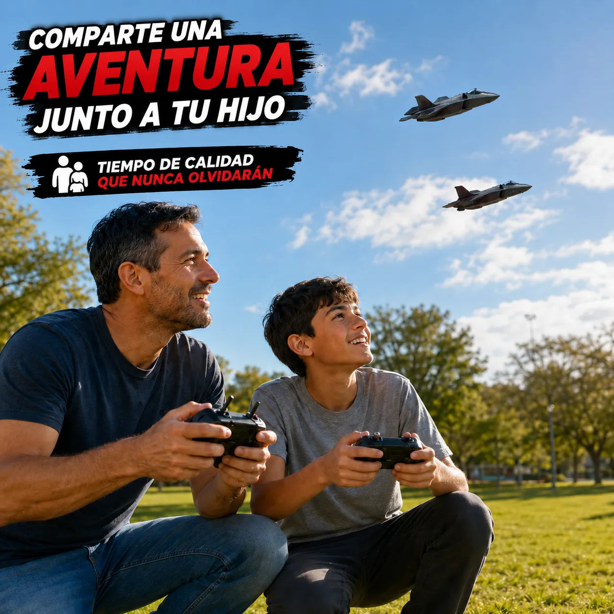 DRON STAR FIGHTER   Revive la emoción de volar y compártela con tu hijo