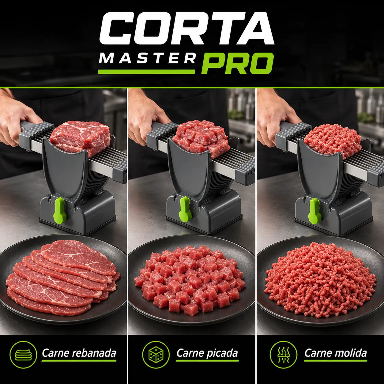 CORTA MASTER PRO   Cortes uniformes y rápidos para tu restaurant