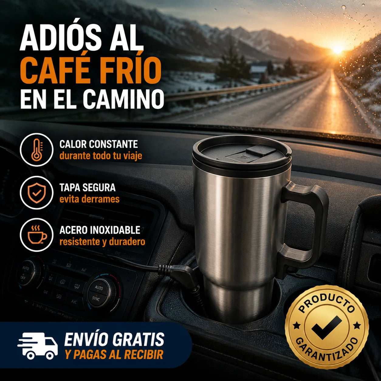 TAZON TERMICO PRO   Mantén tu café caliente durante todo tu viaje