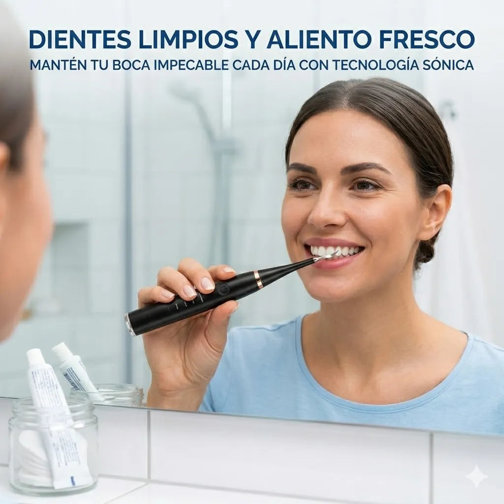 LIMPIADOR SONIC PRO DENTAL Elimina el sarro y la placa en minutos con tecnología sónica
