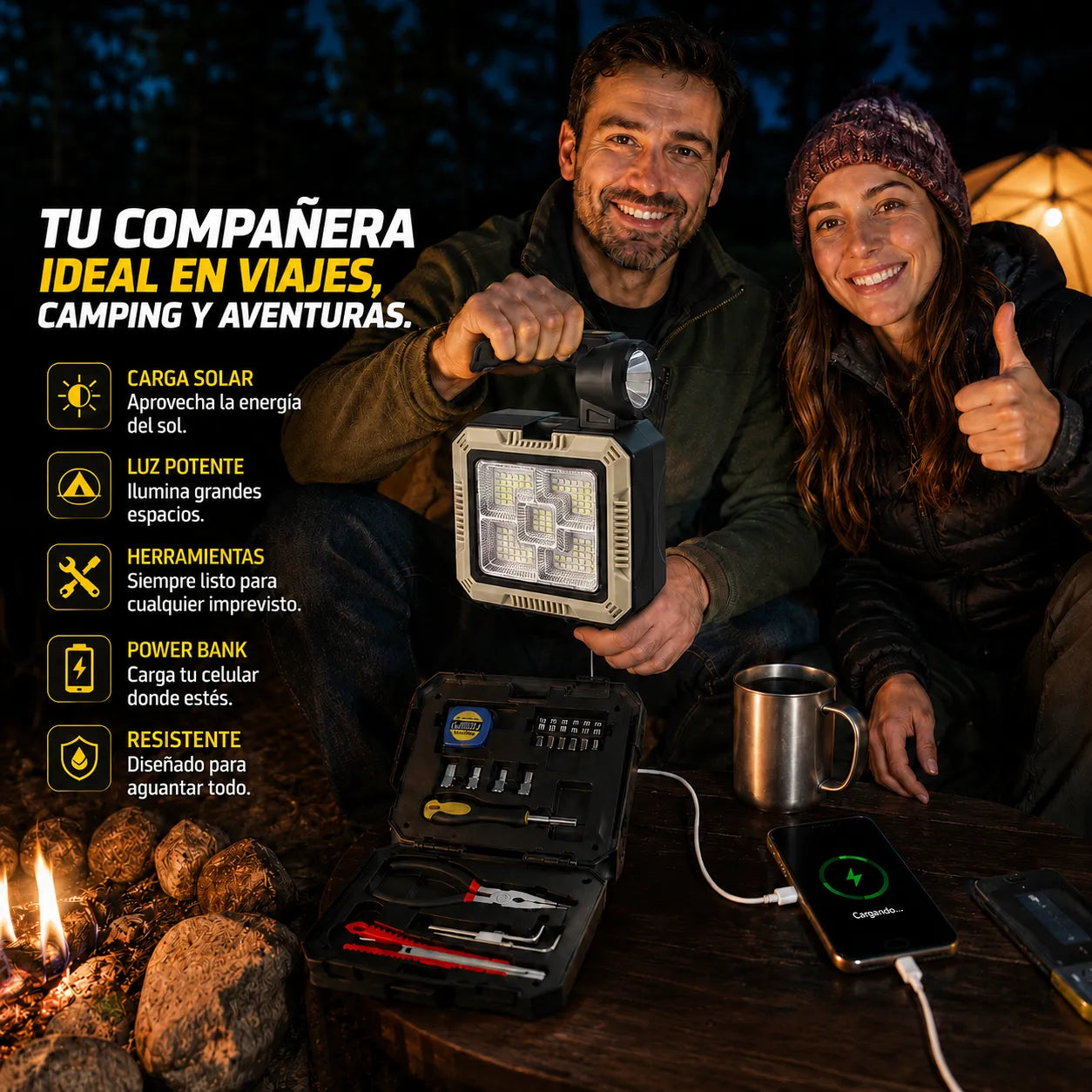 LINTERNA RESCATE PRO   Todo lo que necesitas para enfrentar una emergencia
