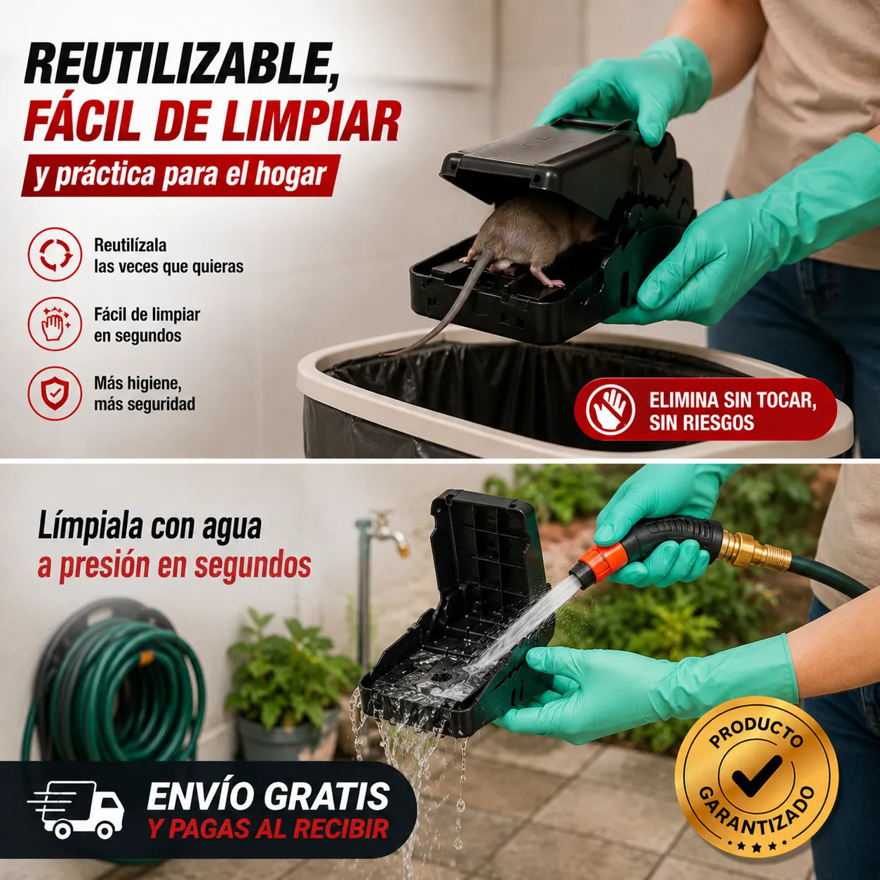 TRAMPA RATKILL PRO Adiós ratones para siempre