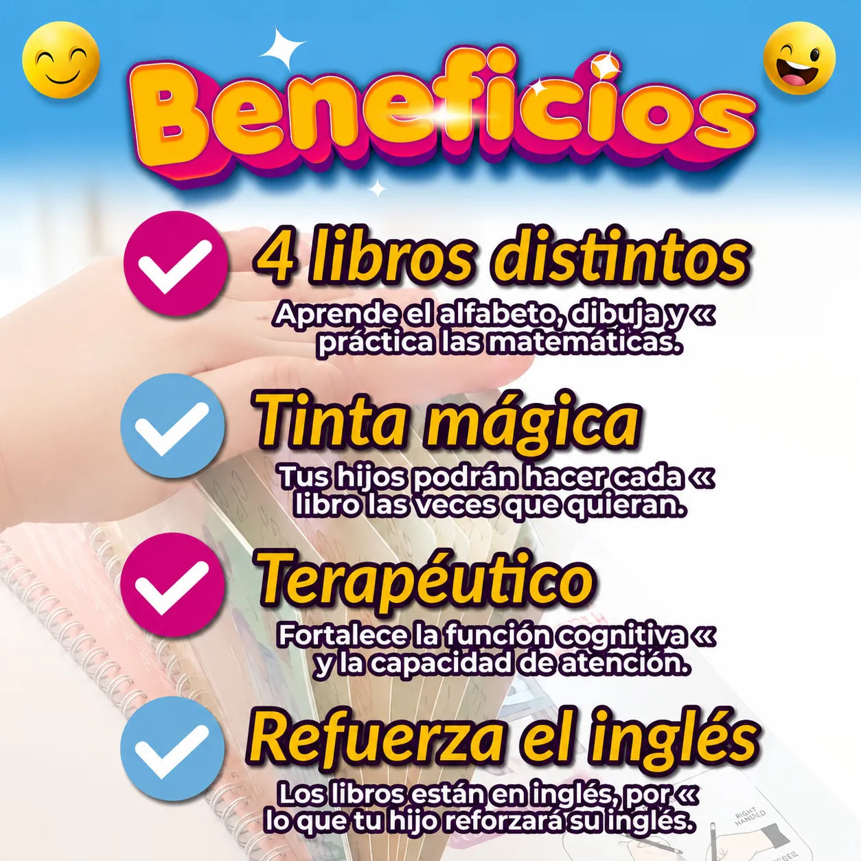 SANK MAGIC™  La forma más divertida de mejorar la escritura de tu hijo