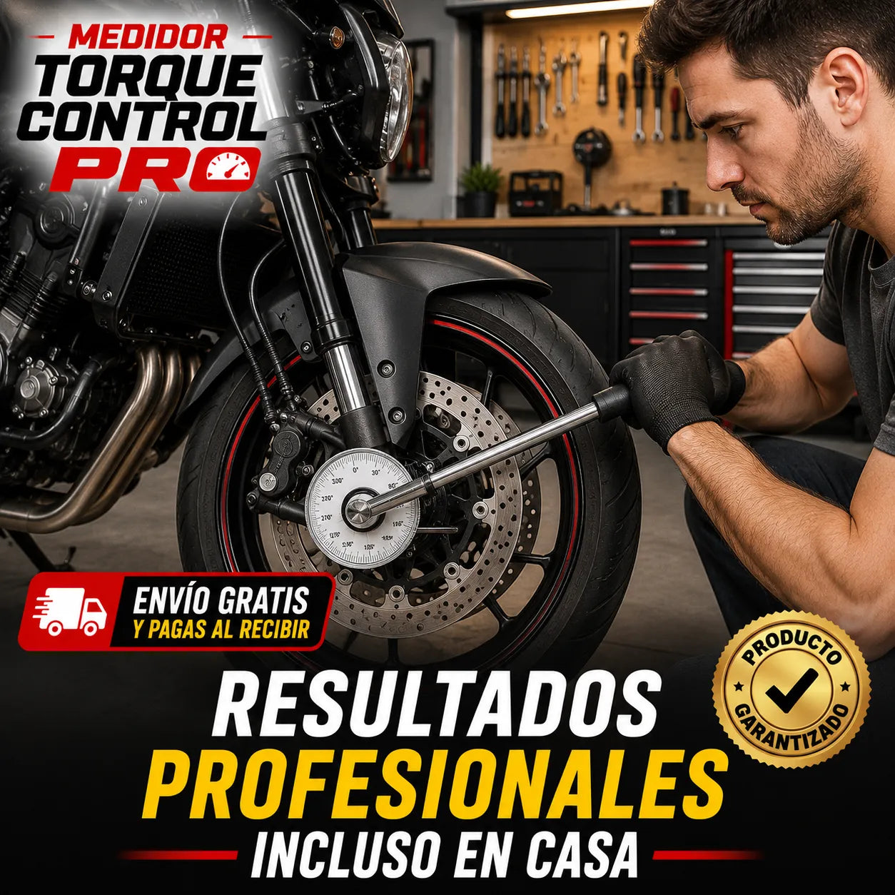 MEDIDOR TORQUE CONTROL PRO   Aprieta pernos con seguridad y precisión profesional