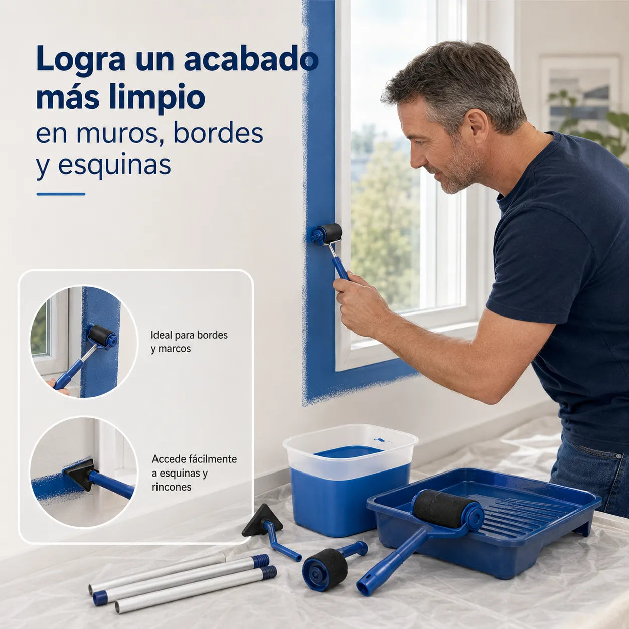 KIT PINTA MAX PRO   Pinta sin derrames y aprovecha mejor la pintura