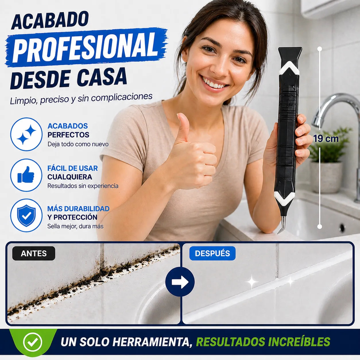 REMOVEDOR SILIC CLEAN PRO™ Elimina silicona fácil y sin dañar tus superficies