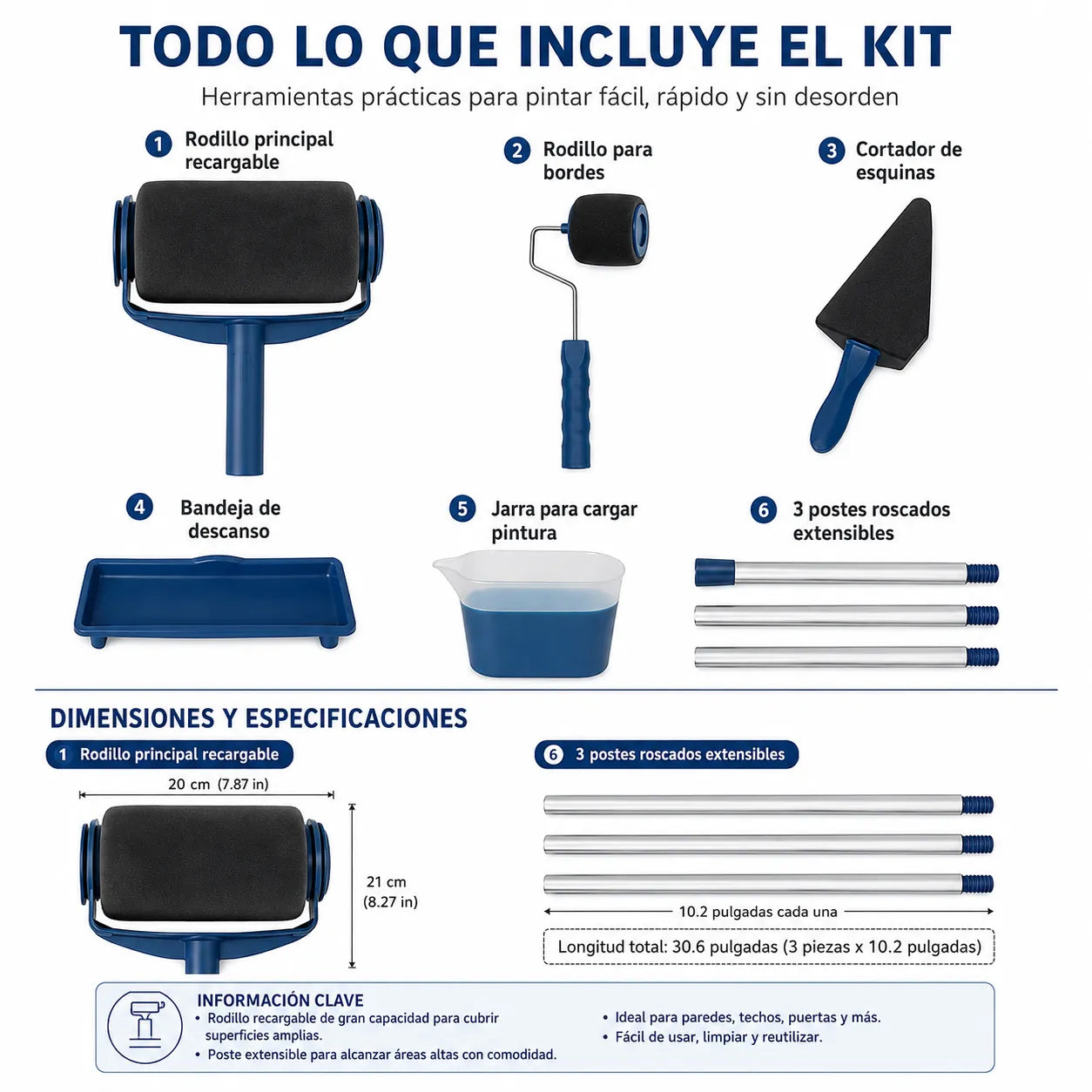 KIT PINTA MAX PRO   Pinta sin derrames y aprovecha mejor la pintura