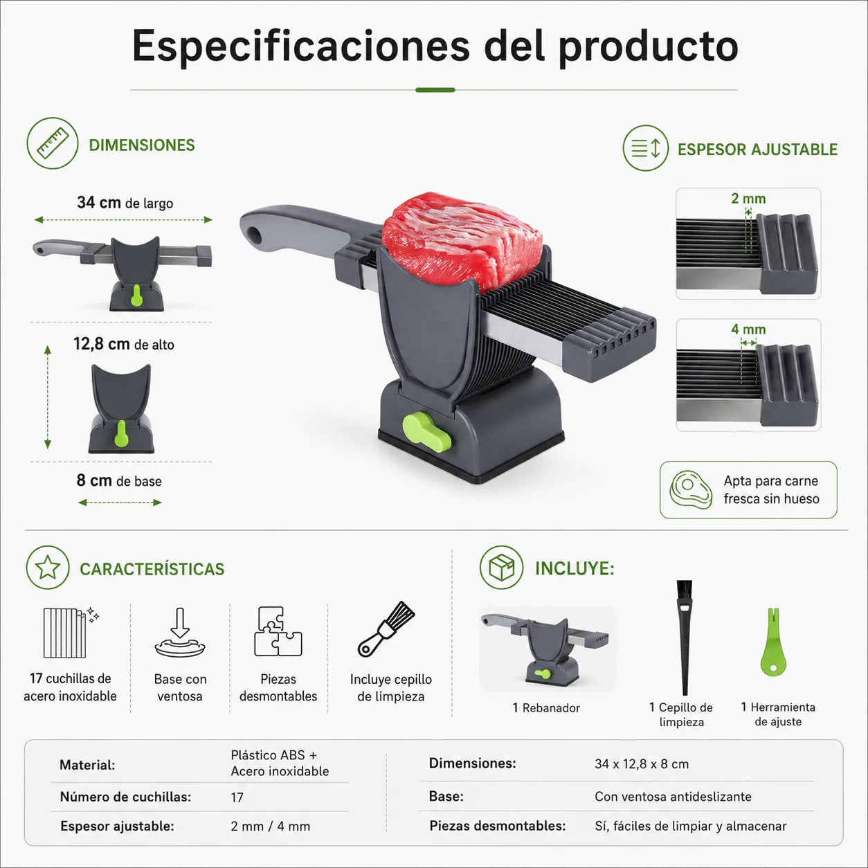 CORTA MASTER PRO   Cortes uniformes y rápidos para tu restaurant