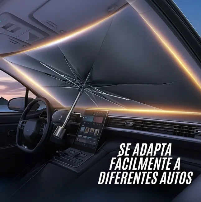 PARASOL RETRACTIL PREMIUM Adiós calor y desgaste en tu automóvil
